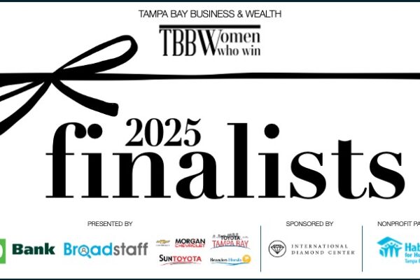2025 TBBW Women Who Win Finalists graphic, highlighting The William Stanley Group's selection by Tampa Bay Business & Wealth.
